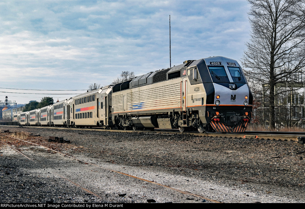 NJT 4028 on train 1856